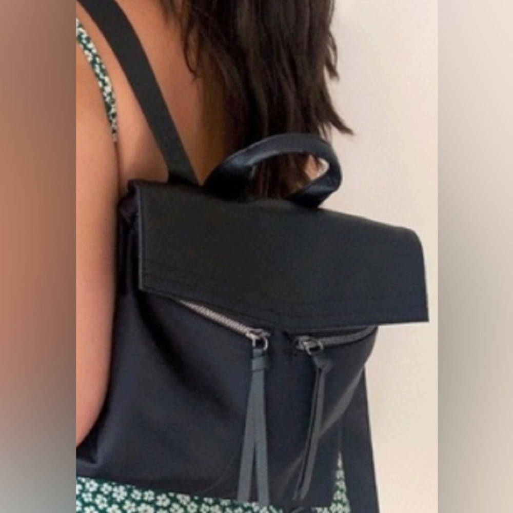 Botkier Black Nylon Mini Backpack NWT - Picture 5 of 8